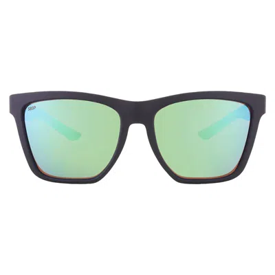 Costa Del Mar Panga Ii Green Mirror Polarized Polycarbonate Square Ladies Sunglasses 6s9122 912210 57 In Multi