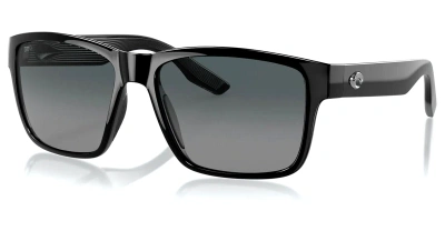 Pre-owned Costa Del Mar Paunch Black / Gray Gradient Polarized Glass 580g Sunglasses