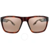 COSTA DEL MAR COSTA DEL MAR PAUNCH XL COPPER SILVER MIRROR POLARIZED POLYCARBONATE SQUARE SUNGLASSES 6S9050 905007