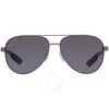 Costa Del Mar Peli Grey Gradient Polarized Glass Unisex Sunglasses 6s4002 400227 57 In Grey