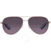 Costa Del Mar Peli Rose Gradient Polarized Glass Unisex Sunglasses 6s4002 400226 57 In Pink