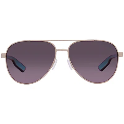 Costa Del Mar Peli Rose Gradient Polarized Glass Unisex Sunglasses 6s4002 400226 57 In Purple
