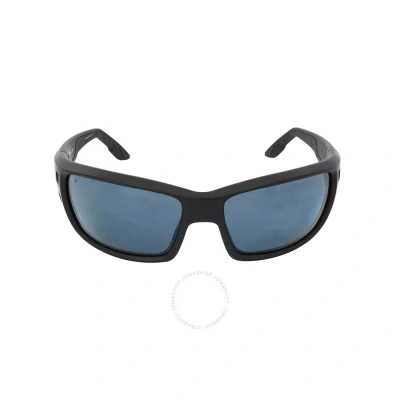 Costa Del Mar Permit Gray Polarized Polycarbonate Men's Sunglasses Pt 01 Ogp 63 In Black / Gray