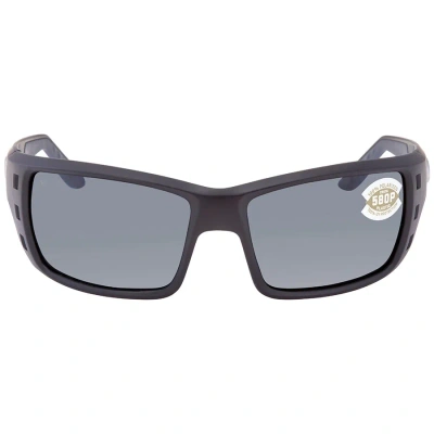 Costa Del Mar Permit Grey Polarized Polycarbonate Men's Sunglasses Pt 11 Ogp 63