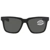 Costa Del Mar Pescador Grey Polarized Glass Square Men's Sunglasses 6s9029 902906 55 In Gray