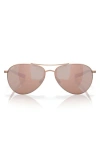 Costa Del Mar Piper 58mm Polarized Pilot Sunglasses In Brown