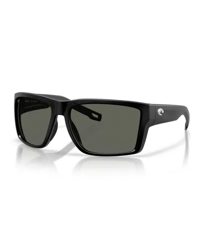 Costa Del Mar Polarized Rectangle Sunglasses San Carlos 6s9138 In Orange