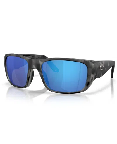Costa Del Mar Polarized Square Sunglasses 6s9136 In Gray