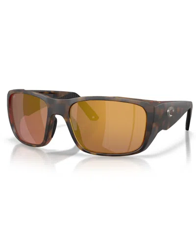 Costa Del Mar Polarized Square Sunglasses, Crudo 6s9136 In Green