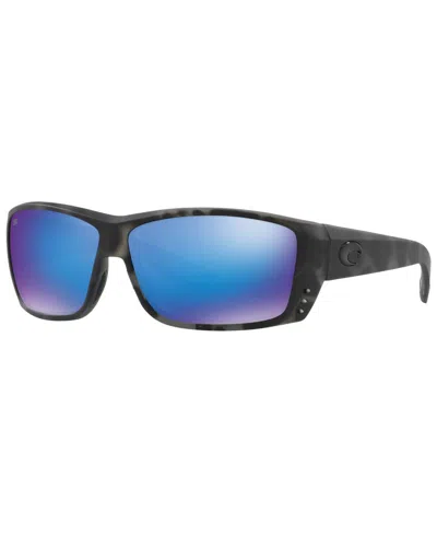 Costa Del Mar Polarized Sunglasses, Cat Cay Polarized 61 In Black