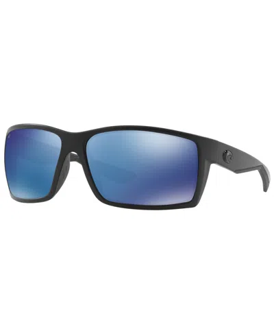Costa Del Mar Polarized Sunglasses, Reefton 64 In Black Black,blue ...