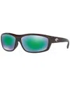 Costa Del Mar Polarized Sunglasses, Saltbreak 65p In Tortoise,green Mirror Polar