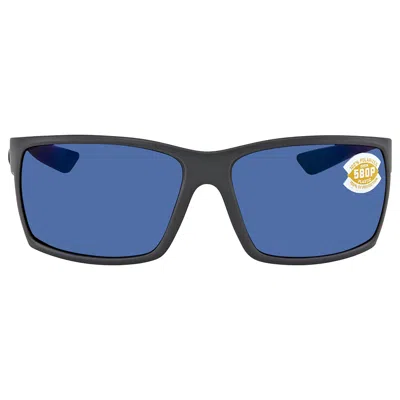 Costa Del Mar Reefton Blue Mirror Polarized Polycarbonate Men's Sunglasses Rft 98 Obmp 64