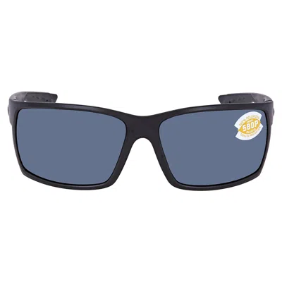 Costa Del Mar Reefton Gray Polarized Polycarbonate Men's Sunglasses Rft 01 Ogp 64 In Grey
