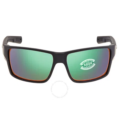 Costa Del Mar Reefton Pro Green Mirror Polarized Glass Men's Sunglasses 6s9080 908002 63