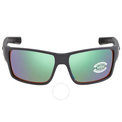 Costa Del Mar Reefton Pro Green Mirror Polarized Glass Men's Sunglasses 6s9080 908008 63