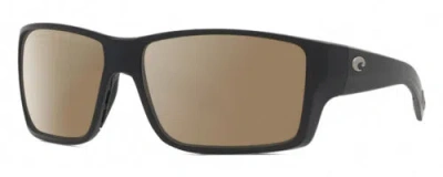 Pre-owned Costa Del Mar Reefton Pro Mens Designer Polarized Sunglasses Black 63mm 4 Option In Amber Brown Polar