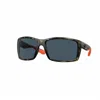 Costa Del Mar Reefton Sunglasses In Wetlands Gray Polarized In Multi