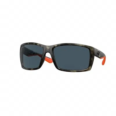 Costa Del Mar Reefton Sunglasses In Wetlands Gray Polarized In Multi