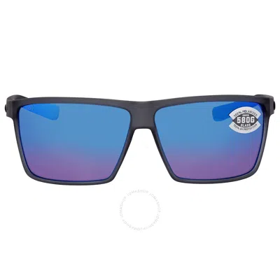 Costa Del Mar Rincon Blue Mirror Polarized Glass Men's Sunglasses Rin 156 Obmglp 63