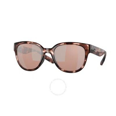 Costa Del Mar Salina Rose Gradient Polarized Glass Ladies Sunglasses 6s9051 905109 53