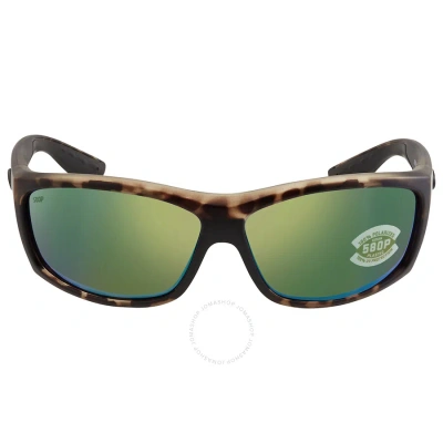 Costa Del Mar Saltbreak Green Mirror Polarized Polycarbonate Men's Sunglasses 6s9020 902044 65