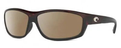 Pre-owned Costa Del Mar Saltbreak Men Polarized Sunglasses Tortoise Havana Gold 65mm 4 Opt In Amber Brown Polar