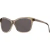 Costa Del Mar Sarasota Taupe Square Plastic Unisex Sunglasses Sar 258 Ogglp In Grey