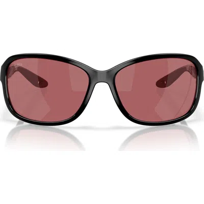 Costa Del Mar Seadrift 58mm Polarized Square Sunglasses In Neutral