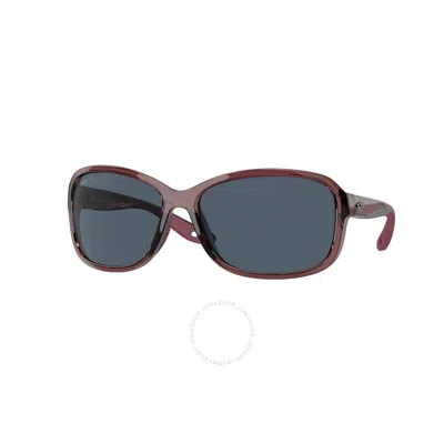 Costa Del Mar Seadrift Grey Polarized Polycarbonate Rectangular Ladies Sunglasses 6s9114 911401 58