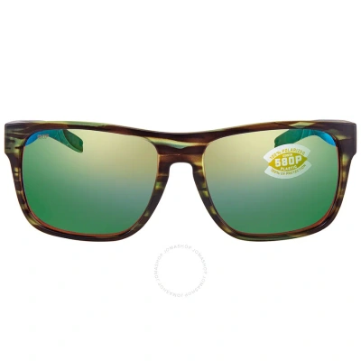Costa Del Mar Spearo Xl Green Mirror Men's Sunglasses 6s9013 901311 59