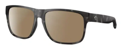 Pre-owned Costa Del Mar Spearo Xl Mens Polarized Sunglasses Tiger Shark Grey 59mm 4 Option In Amber Brown Polar