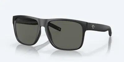 Pre-owned Costa Del Mar Spearo Xl Polarized Sunglasses 90130459 Matte Black - Gray 580g