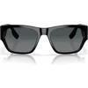 Costa Del Mar Suenos 57mm Polarized Rectangular Sunglasses In Gray