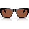 Costa Del Mar Suenos 57mm Polarized Rectangular Sunglasses In Multi