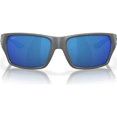 Costa Del Mar Tailfin 57mm Polarized Rectangular Sunglasses