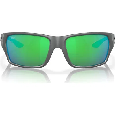 Costa Del Mar Tailfin 57mm Polarized Rectangular Sunglasses In Multi