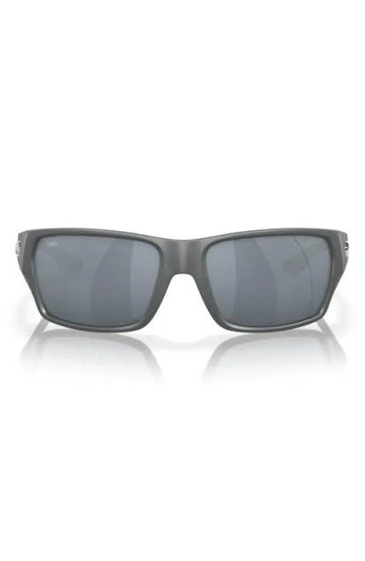 Costa Del Mar Tailfin 60mm Polarized Rectangular Sunglasses