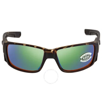 Costa Del Mar Tuna Alley Pro Green Mirror Polarized Glass Men's Sunglasses 6s9105 910511 60