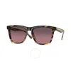 Costa Del Mar Ulu Rose Gradient Polarized Glass Square Unisex Sunglasses 6s2014 201403 56