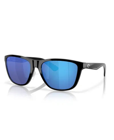Costa Del Mar Unisex Corrientes Polarized Sunglasses, 6s9124 In Black