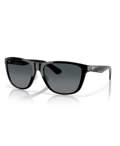 Costa Del Mar Unisex Corrientes Polarized Sunglasses, 6s9124 In Black