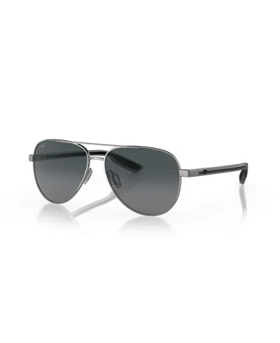 Costa Del Mar Unisex Peli Polarized Sunglasses, 6s4002 In Gray