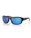 Costa Del Mar Unisex Polarized Sunglasses, Clipperton 6s9119 In Matte Black