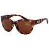 Costa Del Mar Unisex Sunglasses In Brown