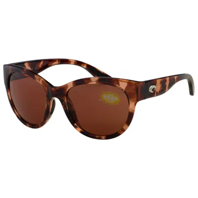 Costa Del Mar Unisex Sunglasses In Brown