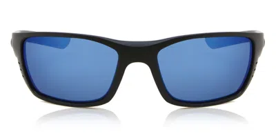 Costa Del Mar Whitetip Polarized 905604 Men's Sunglasses Black Size 58