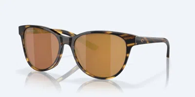 Costa Del Mar Women's Catherine Polarized Sunglasses In Tortoise Gold Mirror In Multi