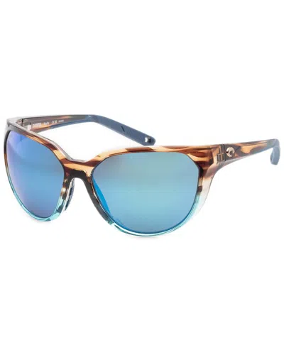 COSTA DEL MAR COSTA DEL MAR WOMEN'S MAYFLY 58MM POLARIZED SUNGLASSES