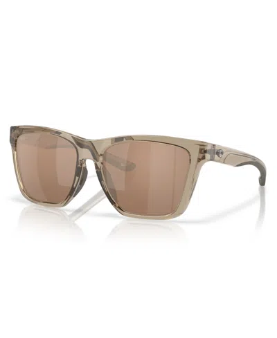 Costa Del Mar Women's Panga Ii Polarized Sunglasses, 6s9122 In Taupe